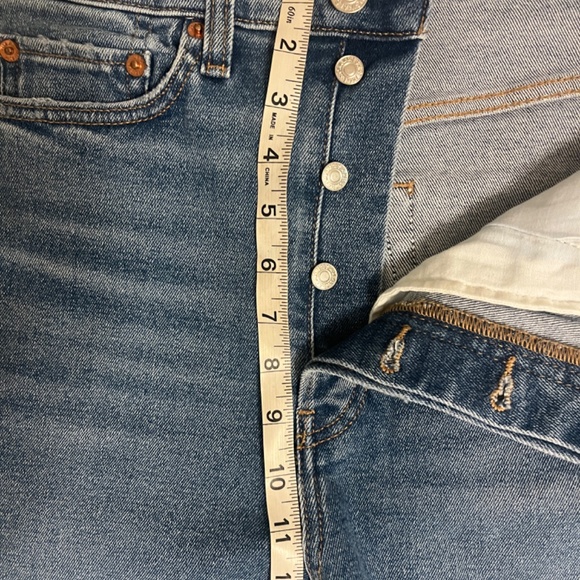 Re/Done High Rise Jeans - Size 28 - Picture 5 of 10